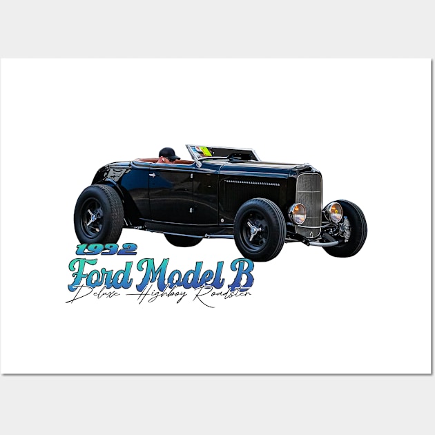 1932 Ford Model B Deluxe Highboy Roadster Wall Art by Gestalt Imagery